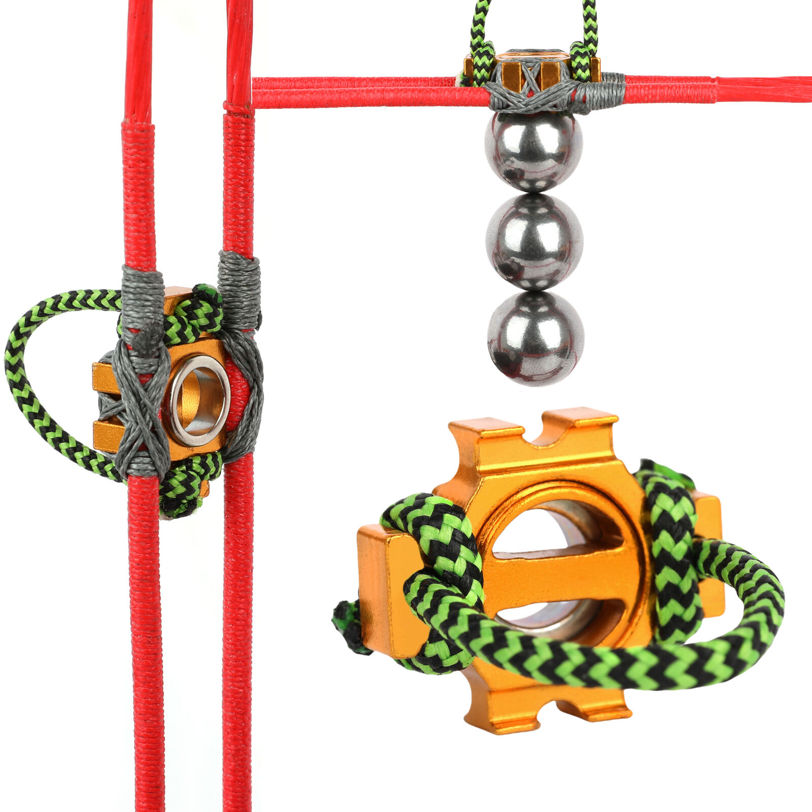 1pc Archery Magnetic Holder Dual-Use Arrow Steel Ball Aluminum Alloy Shooting Target